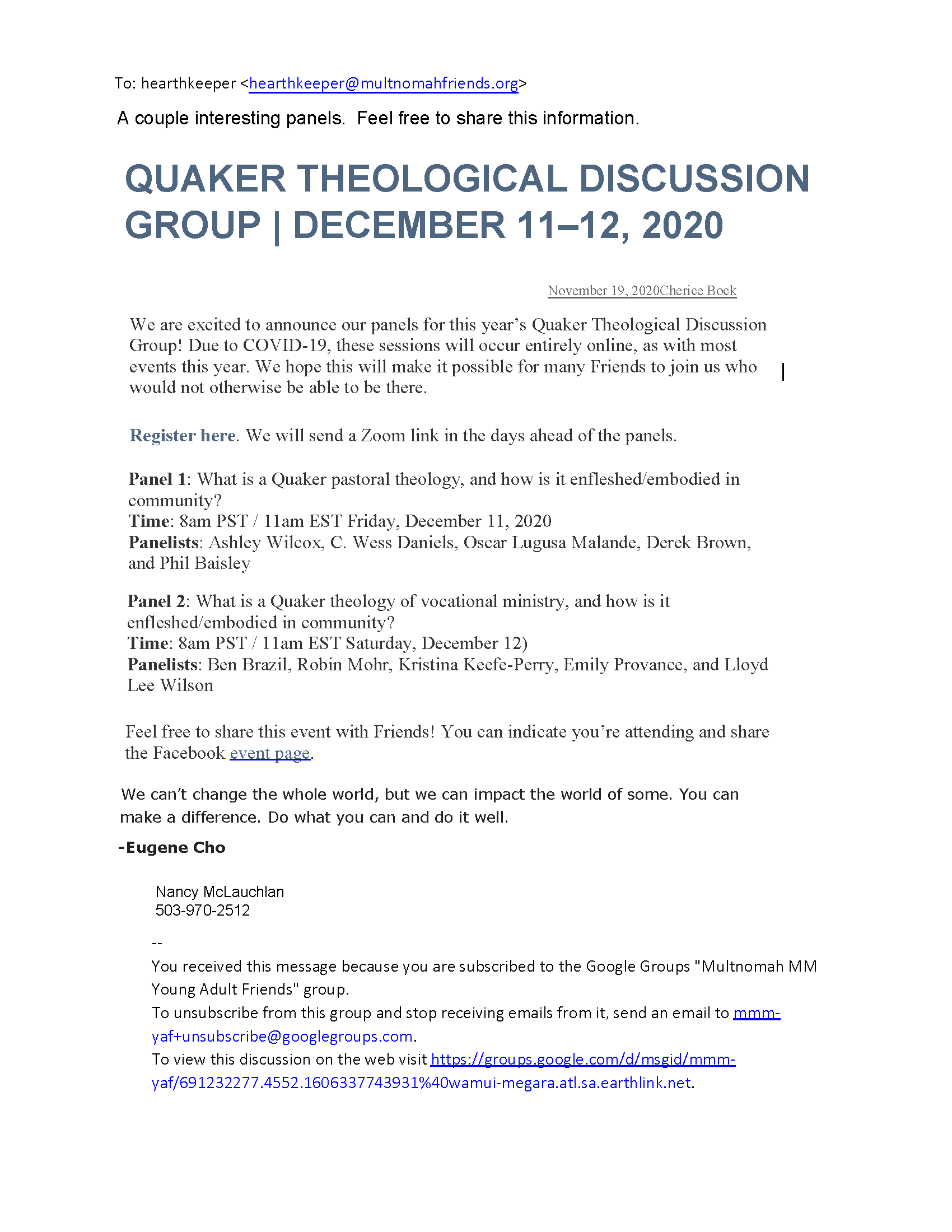 [mmm-yaf] Quaker Theological D